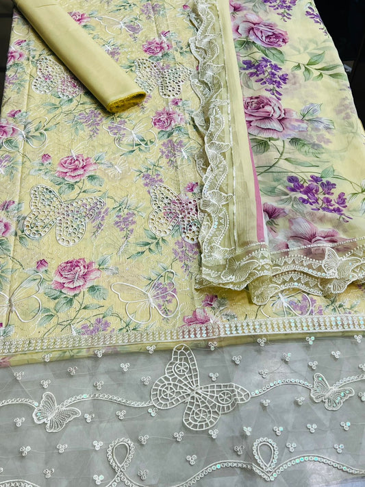 Lawn Collection ❤️ Front shirt Full Heavy Emb | Brand: * Maria B*|